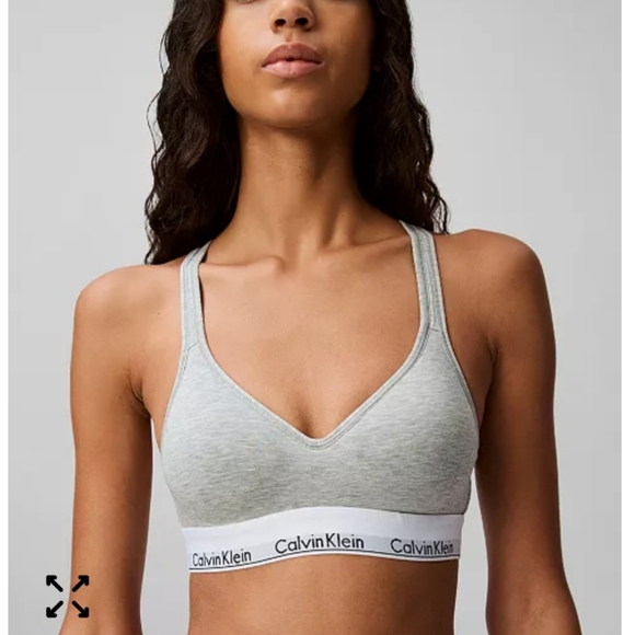 NWOT Calvin Klein Women's Modern Cotton Padded Bralette size M - Picture 1 of 7